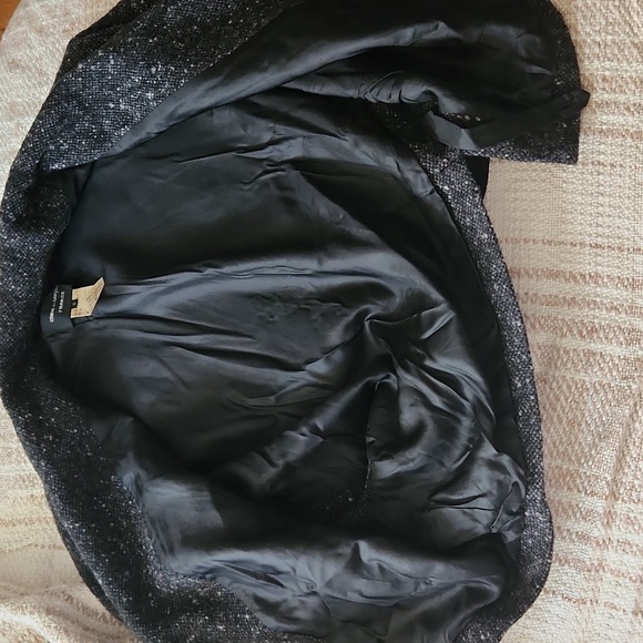 Comme des Garsons France Gray Wool Tweed Collared Short Vest size S - Picture 8 of 14